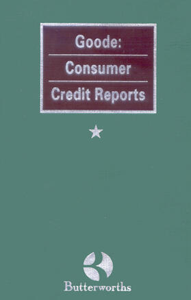 Pearson / Johnstone / Rosenthal | Goode: Consumer Credit Reports | Loseblattwerk | sack.de