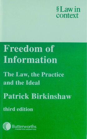 Birkinshaw | Freedom of Information | Buch | 978-0-406-91491-0 | sack.de