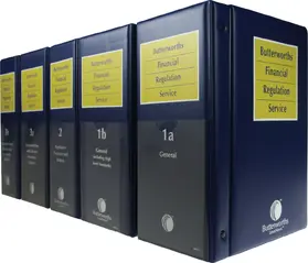  Butterworths Financial Regulation Service (Full Set) | Loseblattwerk |  Sack Fachmedien