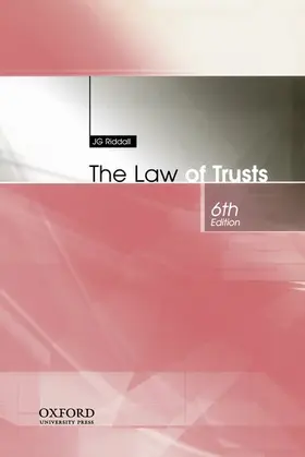 Riddall | The Law of Trusts | Buch | 978-0-406-94286-9 | www.sack.de