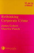 Gobert / Punch |  Rethinking Corporate Crime | Buch |  Sack Fachmedien