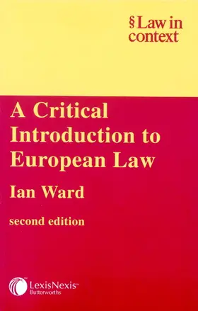Ward |  A Critical Introduction to European Law | Buch |  Sack Fachmedien