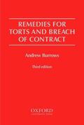 Burrows |  Remedies for Torts and Breach of Contract | Buch |  Sack Fachmedien