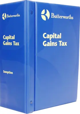  Sumption: Capital Gains Tax | Loseblattwerk |  Sack Fachmedien