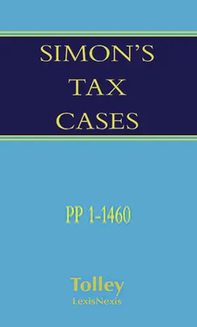 Turpin |  Simon's Tax Cases 1973 to date | Buch |  Sack Fachmedien