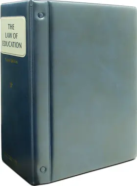 Widdrington / Hancox / Huws |  The Law of Education | Loseblattwerk |  Sack Fachmedien