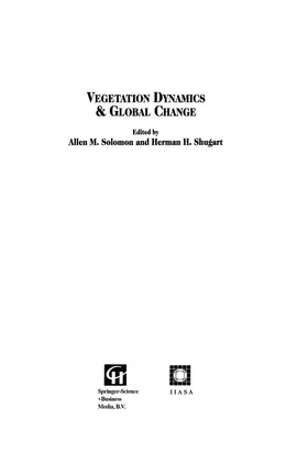 Shugart / Solomon |  Vegetation Dynamics & Global Change | Buch |  Sack Fachmedien