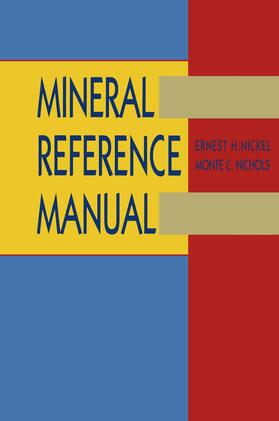 Nickel / Nichols |  Mineral Reference Manual | Buch |  Sack Fachmedien