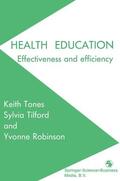 Tones / Tilford / Robinson |  Health Education | Buch |  Sack Fachmedien