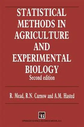 Mead |  Statistical Methods in Agriculture and Experimental Biology | Buch |  Sack Fachmedien