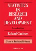 Caulcutt |  Statistics in Research and Development | Buch |  Sack Fachmedien