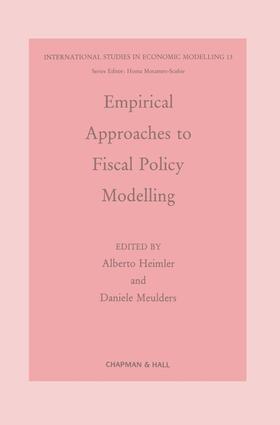 Meulders / Heimler | Empirical Approaches to Fiscal Policy Modelling | Buch | 978-0-412-44990-1 | sack.de