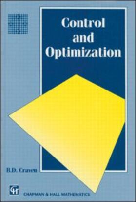 Craven | Control and Optimization | Buch | 978-0-412-55890-0 | sack.de