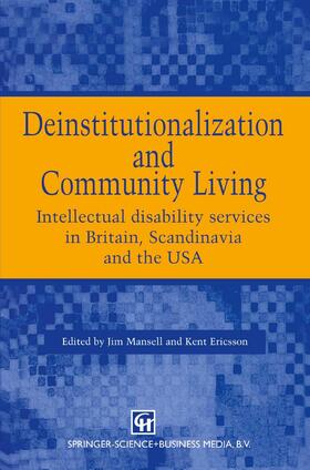 Ericsson / Mansell | Deinstitutionalization and Community Living | Buch | 978-0-412-57010-0 | sack.de
