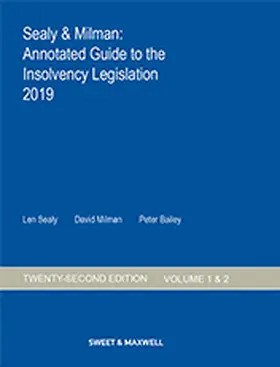 Sealy / Milman / Bailey |  Sealy and Milman: Annotated Insolvency Legislation (Volumes 1 and 2) | Buch |  Sack Fachmedien