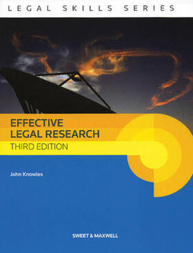 Knowles |  Effective Legal Research | Buch |  Sack Fachmedien