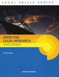 Knowles |  Effective Legal Research | Buch |  Sack Fachmedien