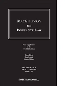 Birds / Lynch / Milnes |  MacGillivray on Insurance Law | Buch |  Sack Fachmedien