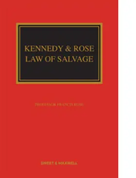 Rose |  Kennedy and Rose on the Law of Salvage | Buch |  Sack Fachmedien