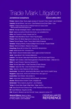 Calame / Sterpi |  Trade Mark Litigation | Buch |  Sack Fachmedien