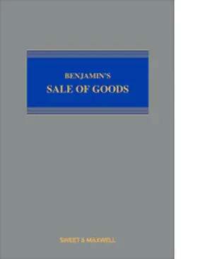 Bridge |  Benjamin's Sale of Goods | Buch |  Sack Fachmedien