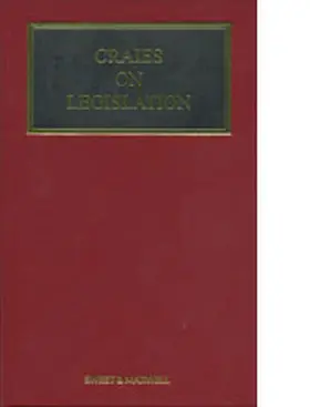 Greenberg |  Craies on Legislation | Buch |  Sack Fachmedien