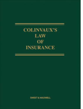 Merkin |  Colinvaux's Law of Insurance | Buch |  Sack Fachmedien