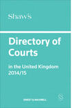 Gough |  Shaw's Directory of Courts in the United Kingdom | Buch |  Sack Fachmedien
