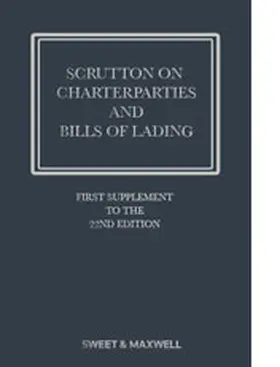 Eder / Foxton / Berry |  Scrutton on Charterparties and Bills of Lading | Buch |  Sack Fachmedien