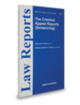 Thomas / Rees |  Criminal Appeal Reports (Sentencing) | Buch |  Sack Fachmedien