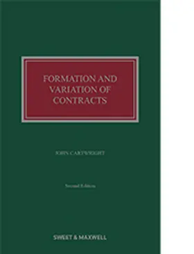 Cartwright |  Cartwright: Formation & Variation of Contracts | Buch |  Sack Fachmedien