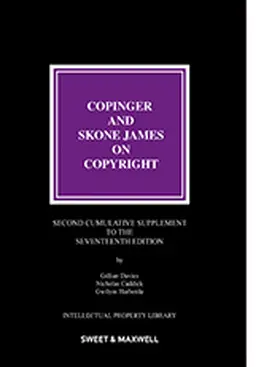 Davies / Caddick / Harbottle |  Copinger on Copyright | Buch |  Sack Fachmedien