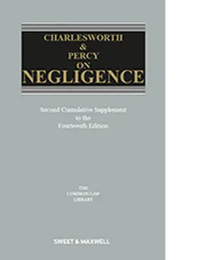 Morton / Walton / Hyde |  Charlesworth & Percy on Negligence | Buch |  Sack Fachmedien