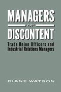 Watson |  Managers of Discontent | Buch |  Sack Fachmedien