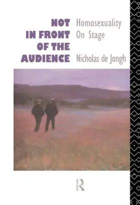de Jongh | Not in Front of the Audience | Buch | 978-0-415-03362-6 | sack.de