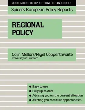 Copperthwaite / Mellors | Regional Policy | Buch | 978-0-415-03828-7 | sack.de