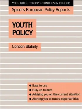 Blakely |  Youth Policy | Buch |  Sack Fachmedien