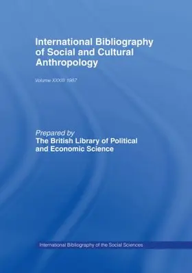  IBSS: Anthropology: 1987 Volume 33 | Buch |  Sack Fachmedien
