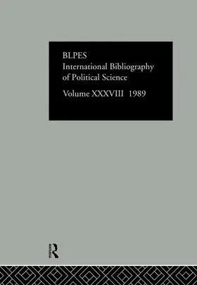  IBSS: Political Science: 1989 Volume 38 | Buch |  Sack Fachmedien