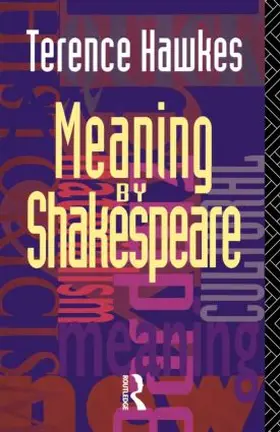 Hawkes |  Meaning by Shakespeare | Buch |  Sack Fachmedien