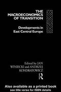 Kondratowicz / Winiecki |  The Macroeconomics of Transition | Buch |  Sack Fachmedien