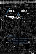 Backhouse / Dudley-Evans / Henderson |  Economics and Language | Buch |  Sack Fachmedien