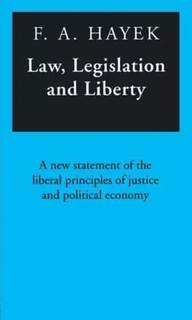 Hayek | Law, Legislation and Liberty | Buch | 978-0-415-09868-7 | www.sack.de