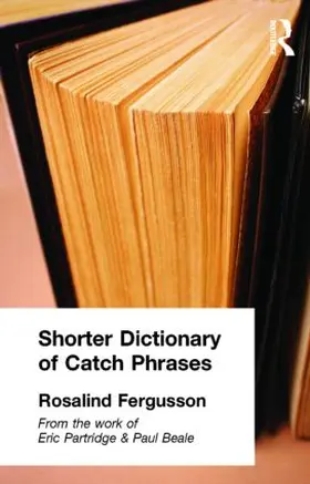 Fergusson |  Shorter Dictionary of Catch Phrases | Buch |  Sack Fachmedien