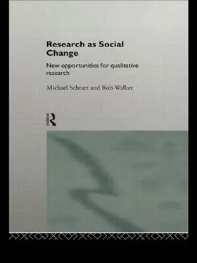 Schratz / Walker | Research as Social Change | Buch | 978-0-415-11869-9 | sack.de
