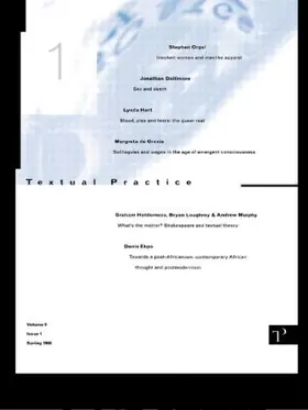 Deputy Editor: Smith / Sinfield / US Associate Editor: Howard |  Textual Practice | Buch |  Sack Fachmedien