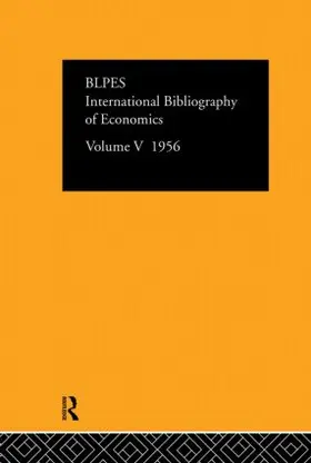  Intl Biblio Econom 1956 Vol  5 | Buch |  Sack Fachmedien