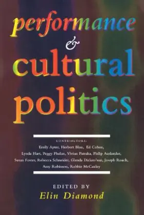 Diamond | Performance and Cultural Politics | Buch | 978-0-415-12767-7 | www.sack.de