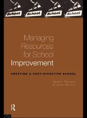 Martin / Nfa / Thomas |  Managing Resources for School Improvement | Buch |  Sack Fachmedien