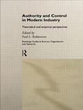 Robertson |  Authority and Control in Modern Industry | Buch |  Sack Fachmedien